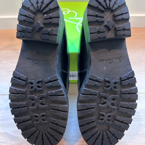 Sam Edelman Teo black lug sole loafers size 8 - Picture 4 of 6